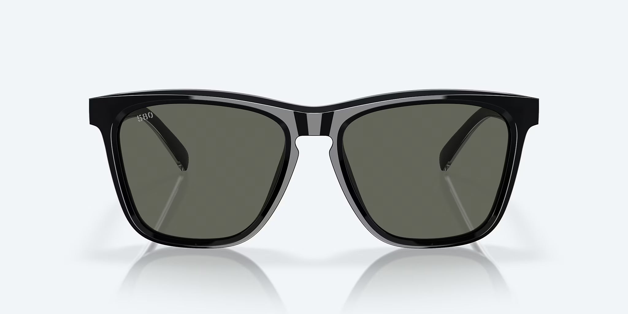 Costa Unisex Square Sunglasses – Black / Gray 580G