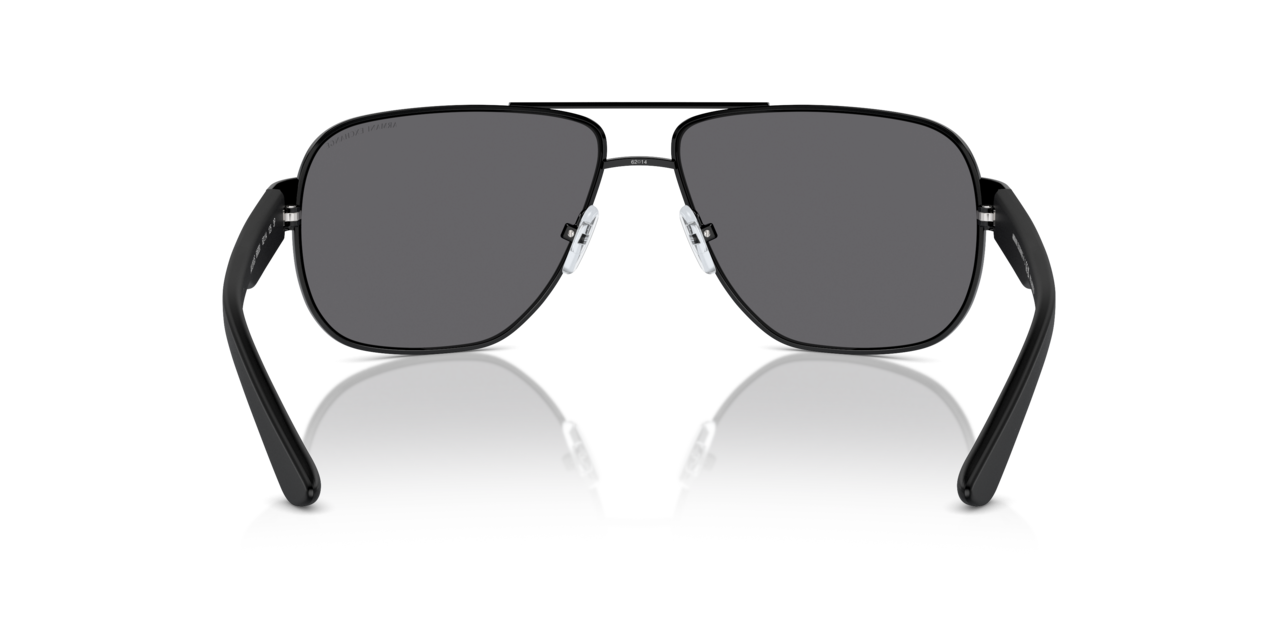 Armani Exchange Men’s Aviator Sunglasses – Gunmetal/Grey Gradient