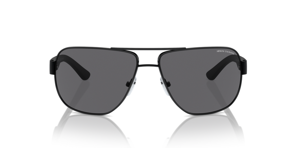 Armani Exchange Men’s Aviator Sunglasses – Gunmetal/Grey Gradient
