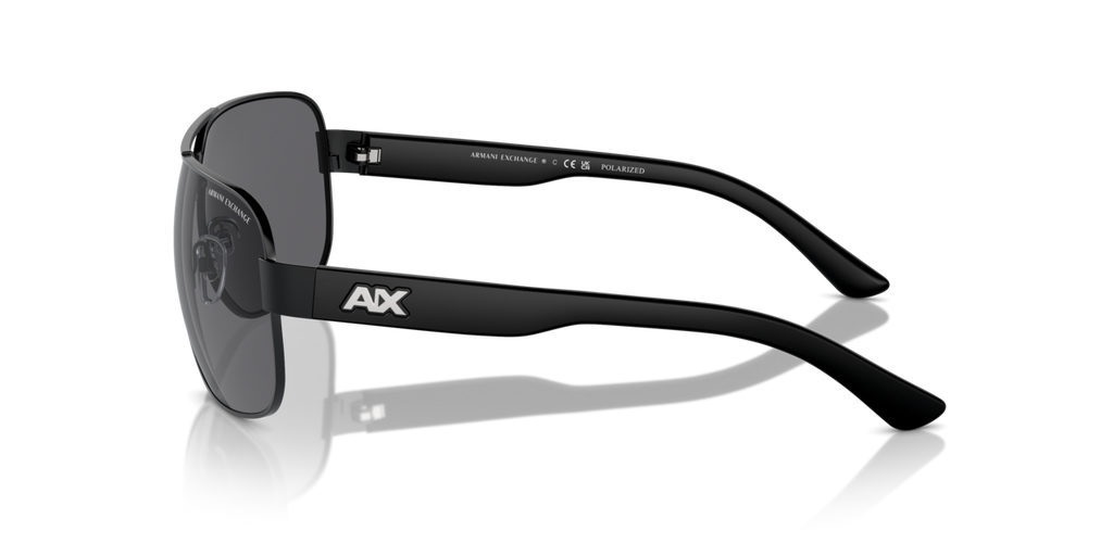 Armani Exchange Men’s Aviator Sunglasses – Gunmetal/Grey Gradient