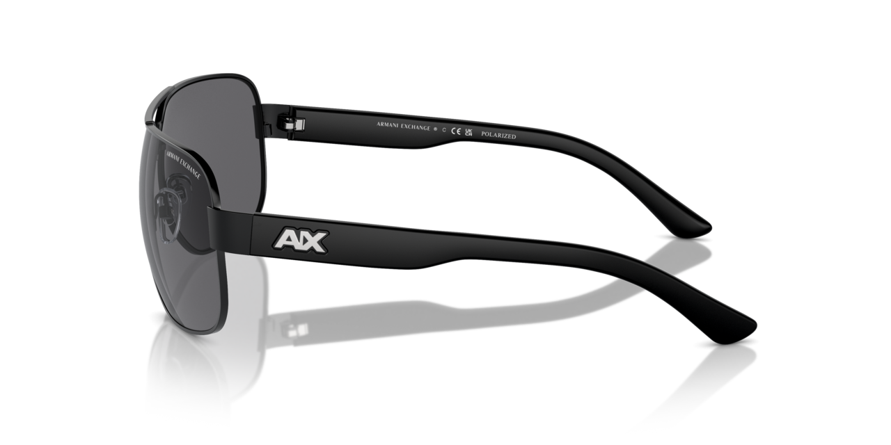 Armani Exchange Men’s Aviator Sunglasses – Gunmetal/Grey Gradient