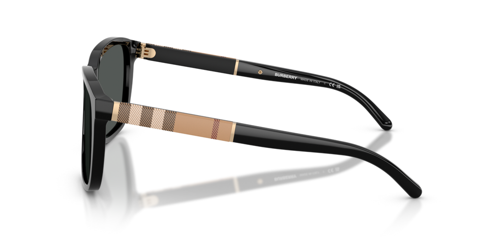 Burberry Men's Square Acetate Sunglasses – Black