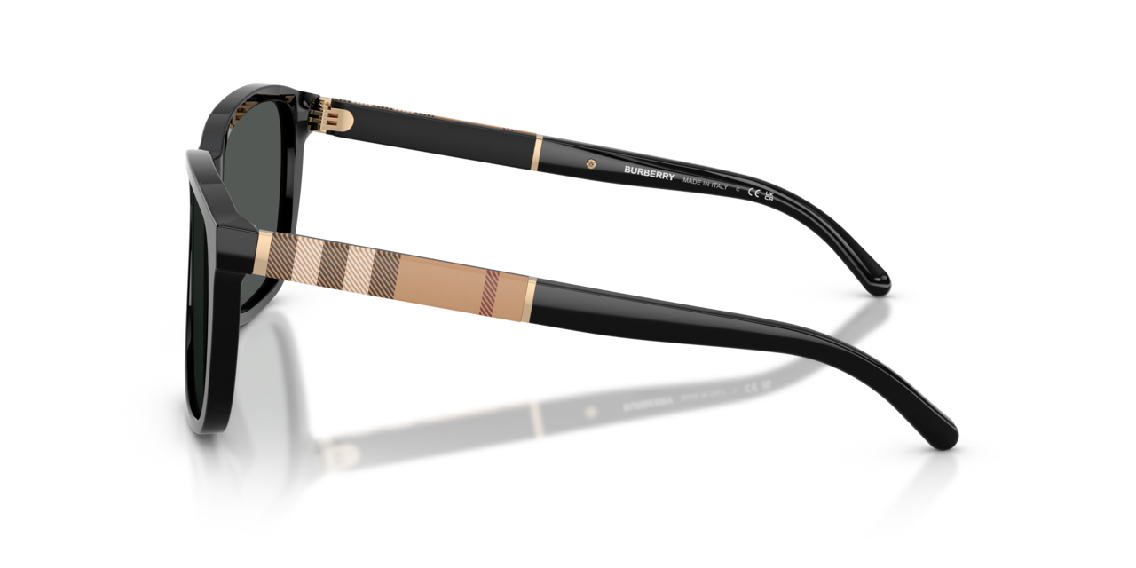Burberry Men's Square Acetate Sunglasses – Black