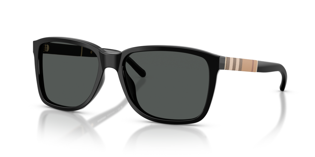 Burberry Men's Square Acetate Sunglasses – Black