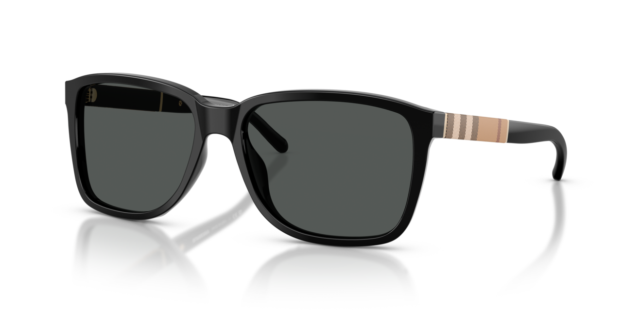 Burberry Men's Square Acetate Sunglasses – Black