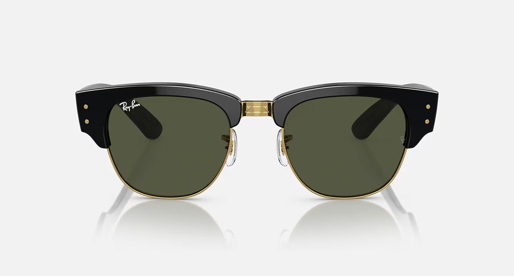 Ray-Ban Unisex Mega Clubmaster Sunglasses – Black/Green