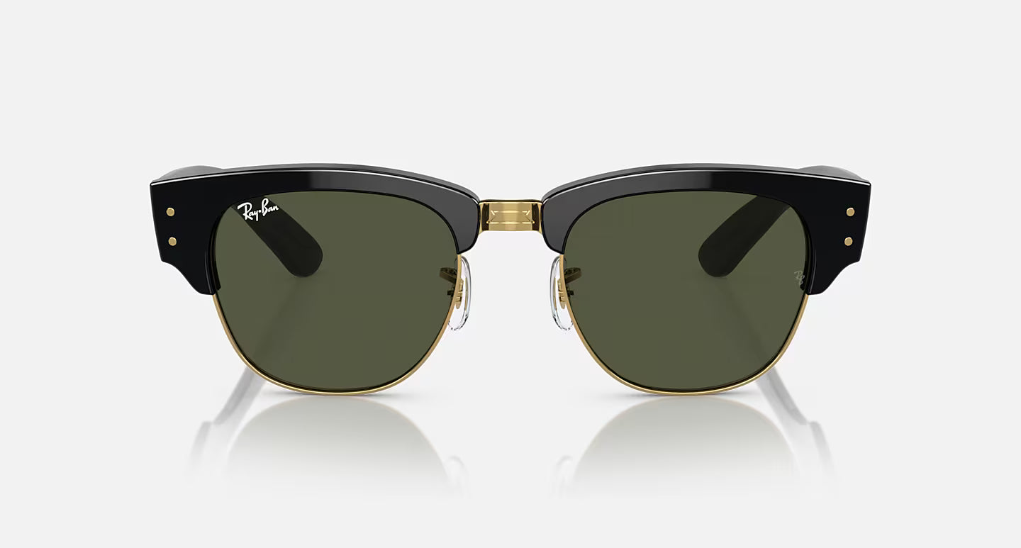 Ray-Ban Unisex Mega Clubmaster Sunglasses – Black/Green