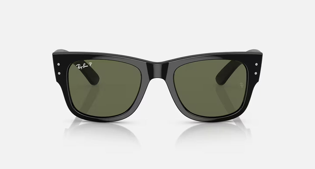 Ray-Ban Unisex Mega Wayfarer Sunglasses – Black/Green