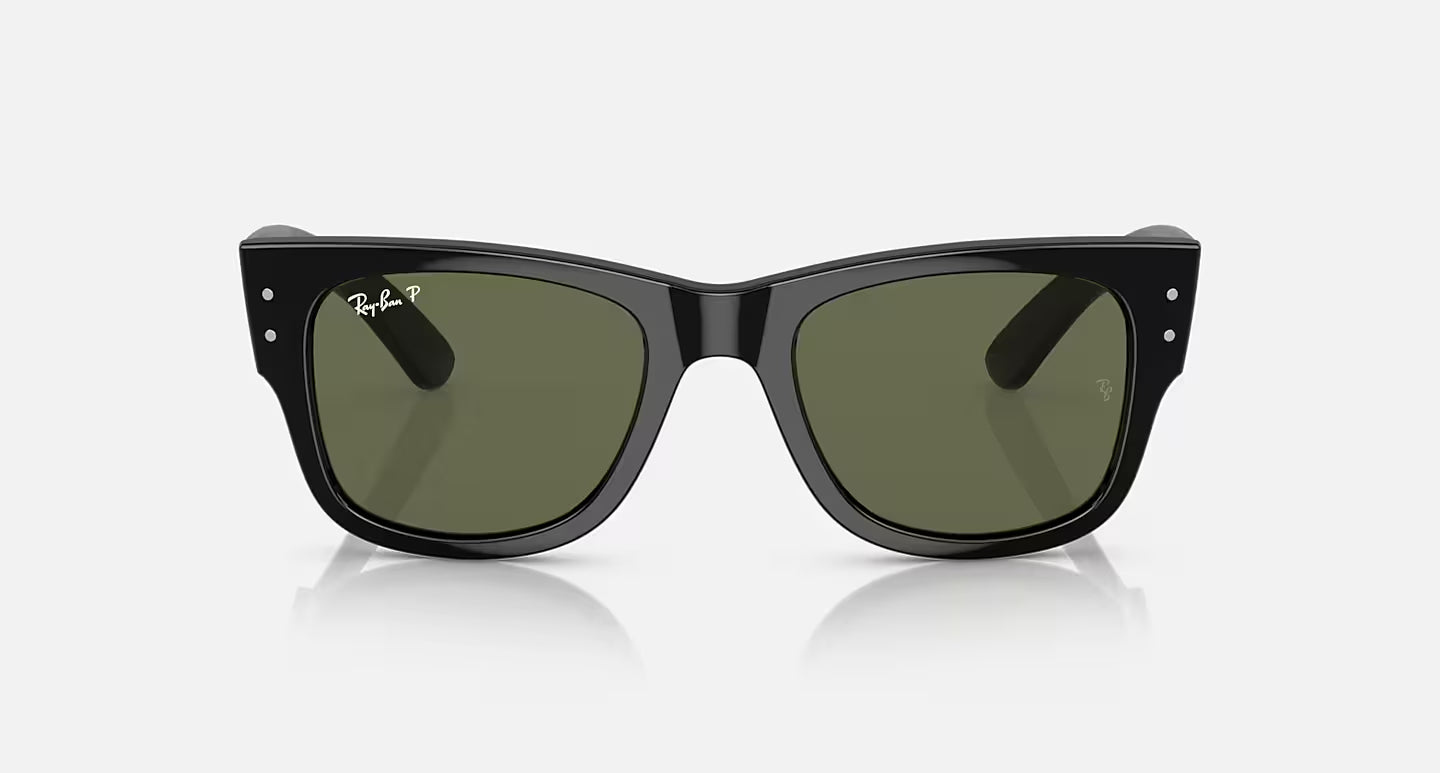 Ray-Ban Unisex Mega Wayfarer Sunglasses – Black/Green