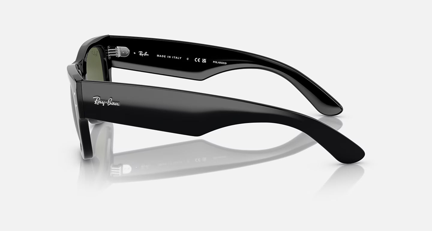 Ray-Ban Unisex Mega Wayfarer Sunglasses – Black/Green