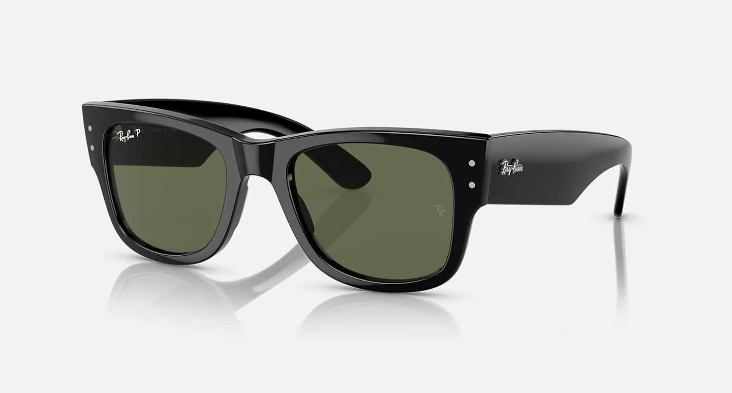Ray-Ban Unisex Mega Wayfarer Sunglasses – Black/Green