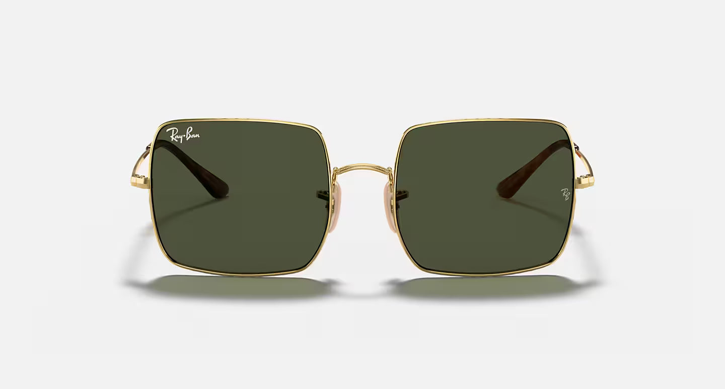 Ray-Ban Unisex Square 1971 Classic Sunglasses – Arista Gold / Light Brown Gradient