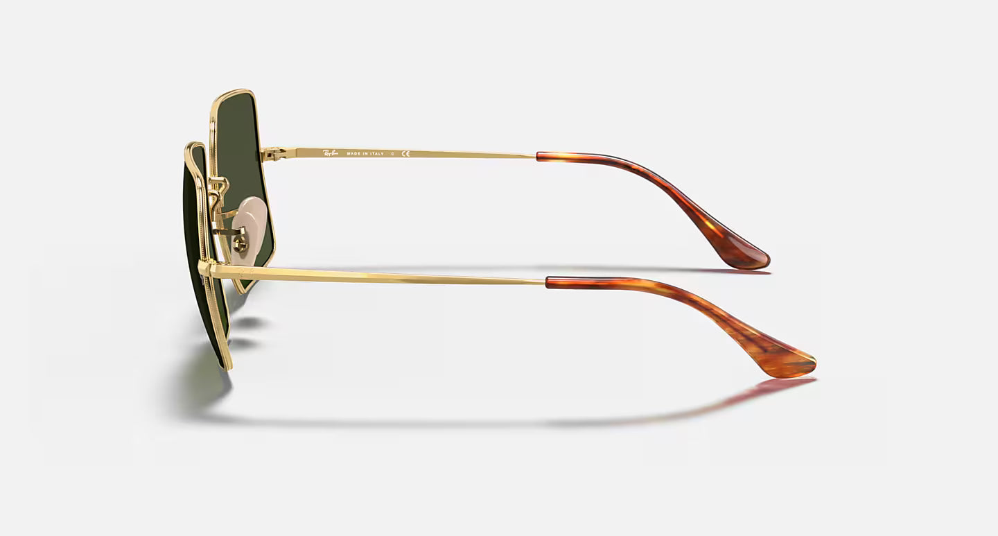 Ray-Ban Unisex Square 1971 Classic Sunglasses – Arista Gold / Light Brown Gradient