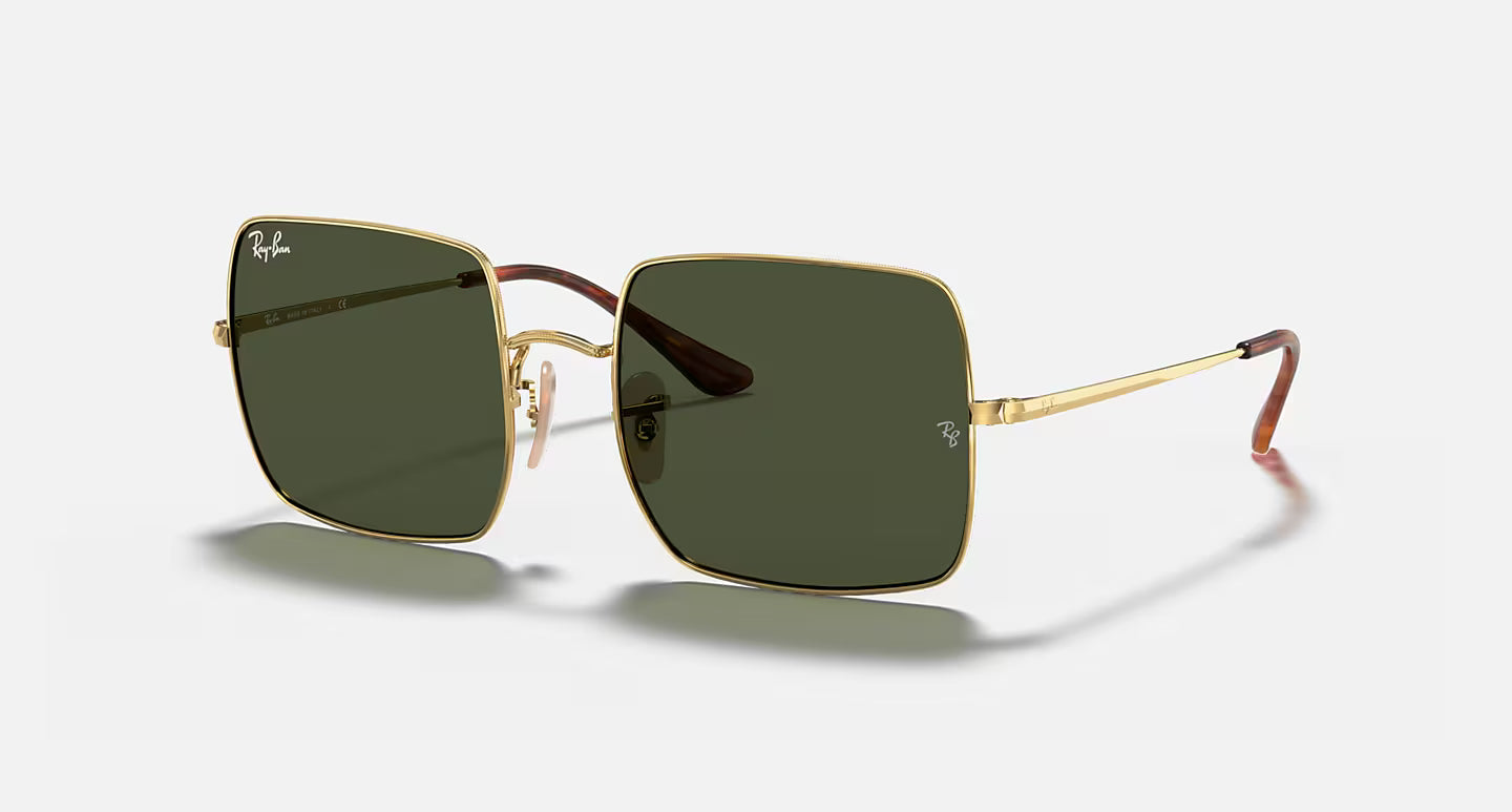 Ray-Ban Unisex Square 1971 Classic Sunglasses – Arista Gold / Light Brown Gradient