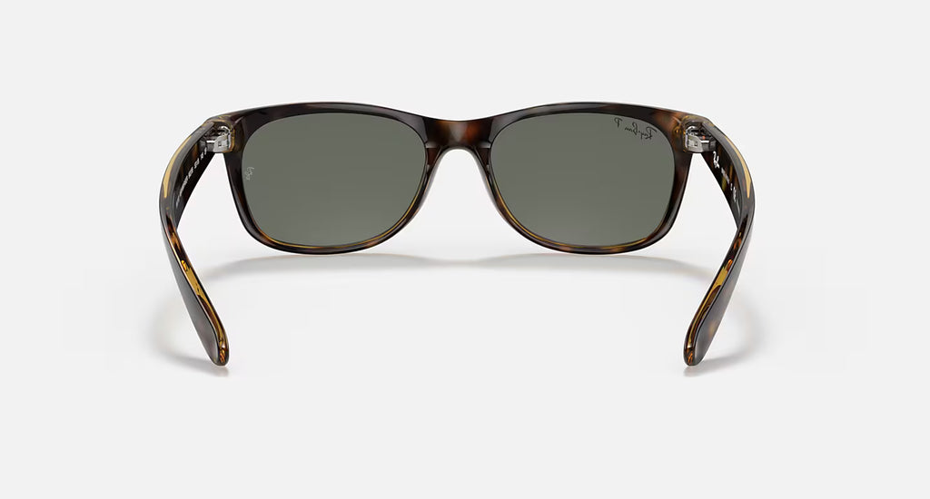 Ray-Ban Unisex New Wayfarer Sunglasses – Tortoise / Green