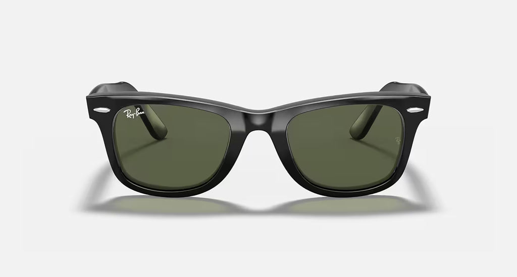 Ray-Ban Unisex Original Wayfarer Sunglasses – Black / Green