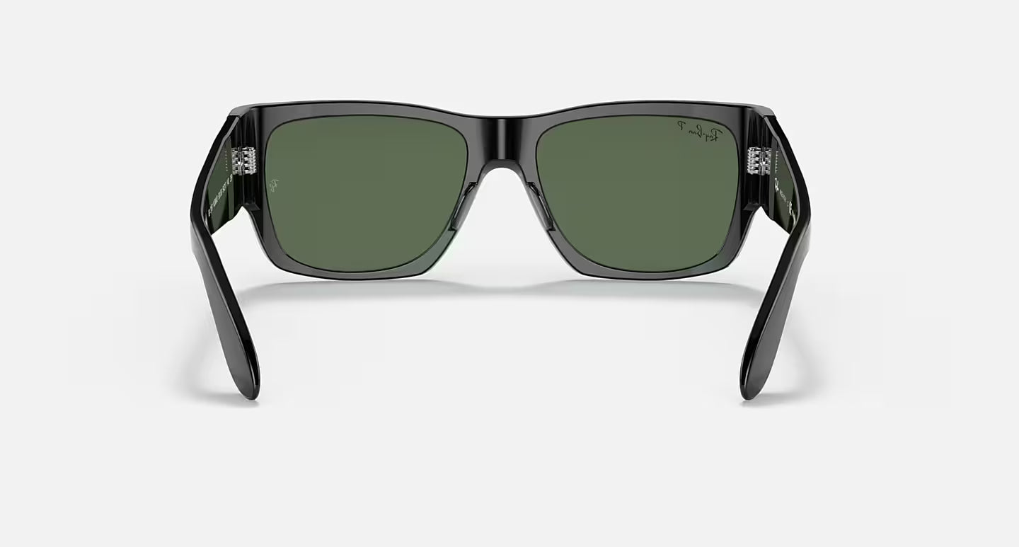 Ray-Ban Unisex Nomad Sunglasses – Black / Green