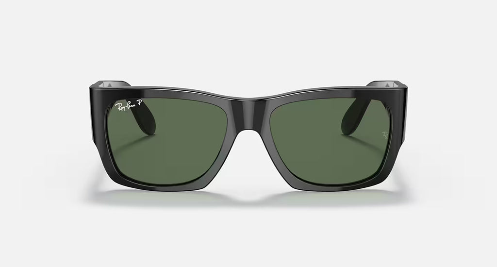 Ray-Ban Unisex Nomad Sunglasses – Black / Green
