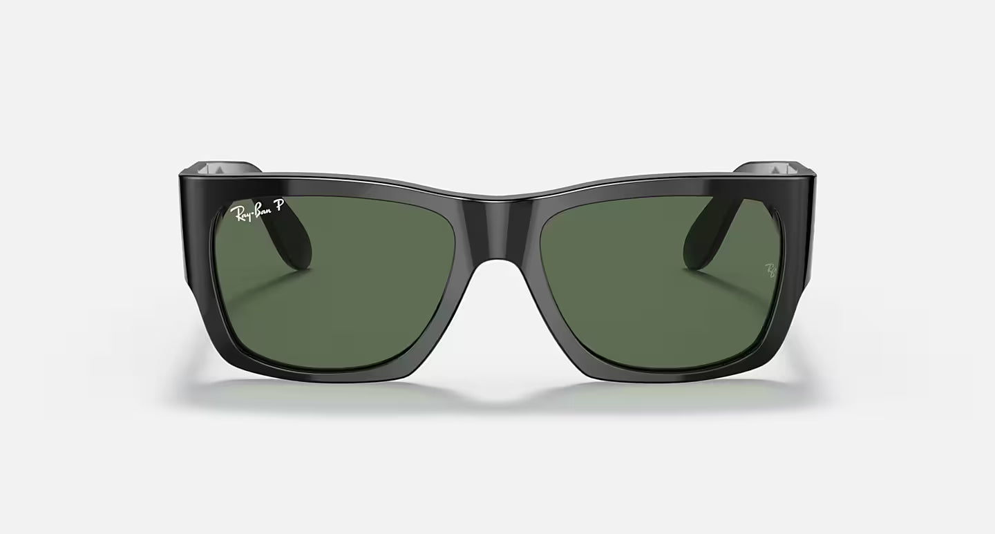 Ray-Ban Unisex Nomad Sunglasses – Black / Green
