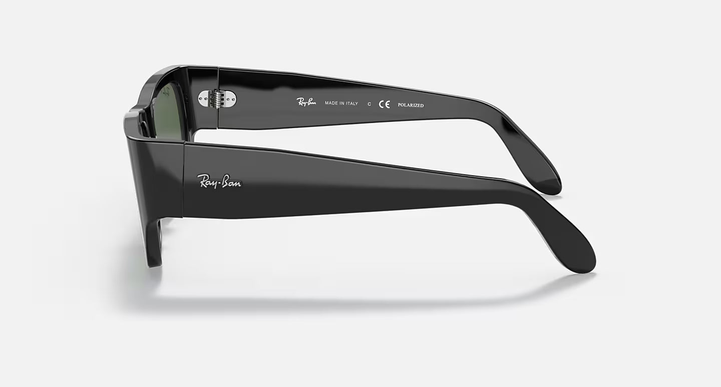 Ray-Ban Unisex Nomad Sunglasses – Black / Green