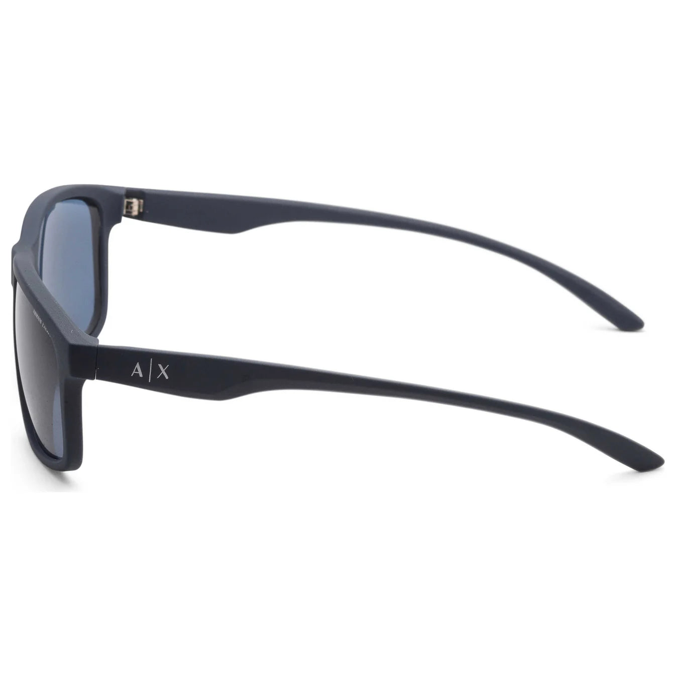 Armani Exchange Men’s Square Sunglasses – Matte Black/Mirrored Grey