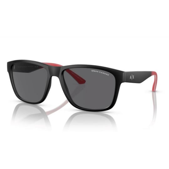 Armani Exchange Men’s Square Sunglasses – Black/Grey