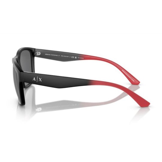 Armani Exchange Men’s Square Sunglasses – Black/Grey