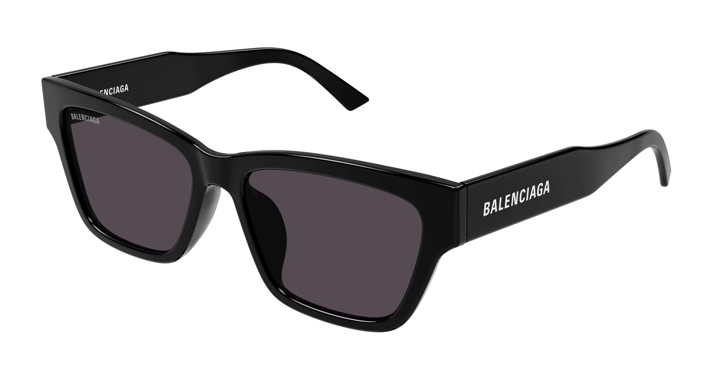 Balenciaga Grey Square Ladies Sunglasses