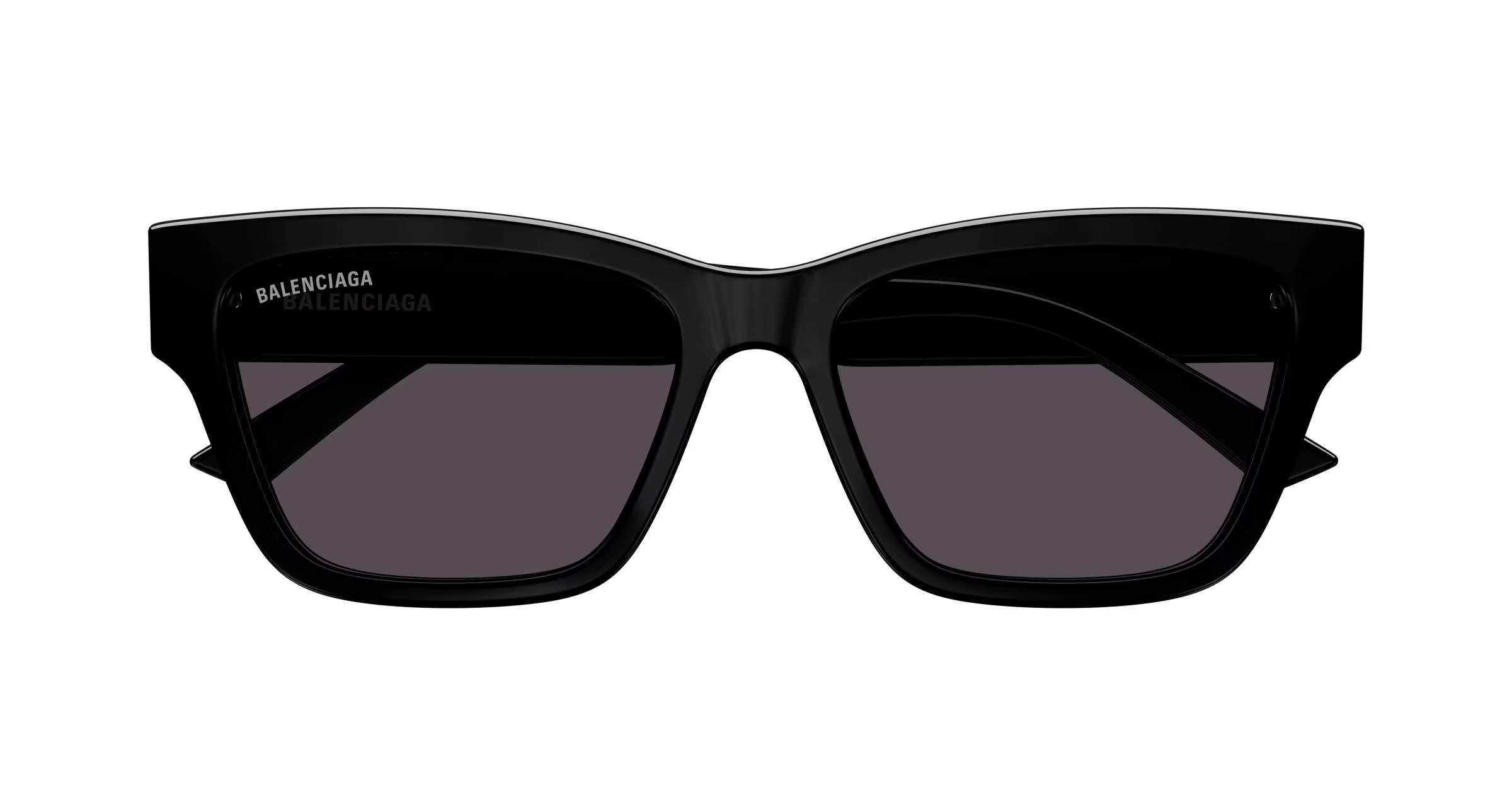 Balenciaga Grey Square Ladies Sunglasses