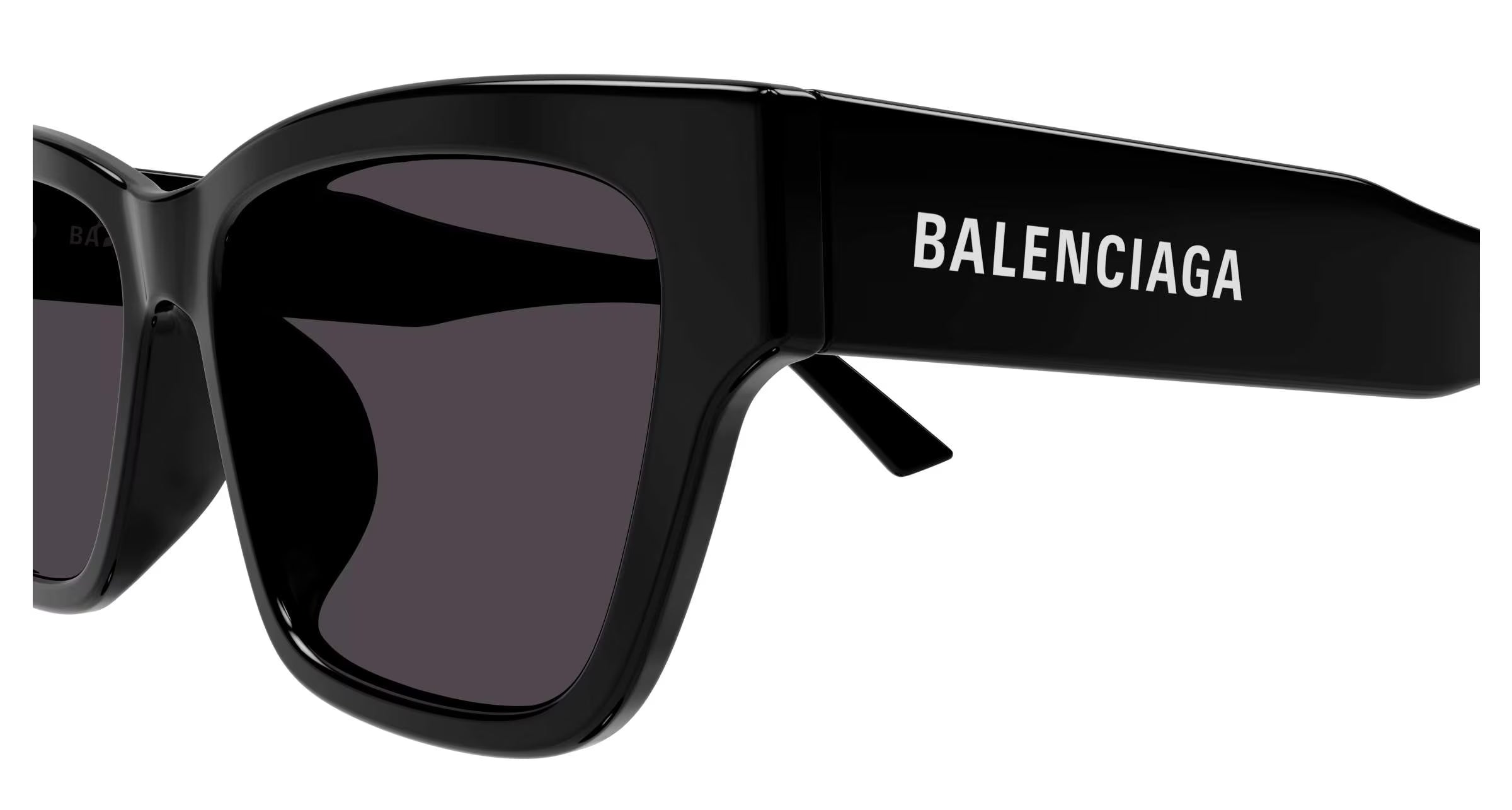 Balenciaga Grey Square Ladies Sunglasses