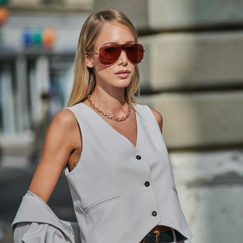 Gucci Women’s Oversized Shield Sunglasses