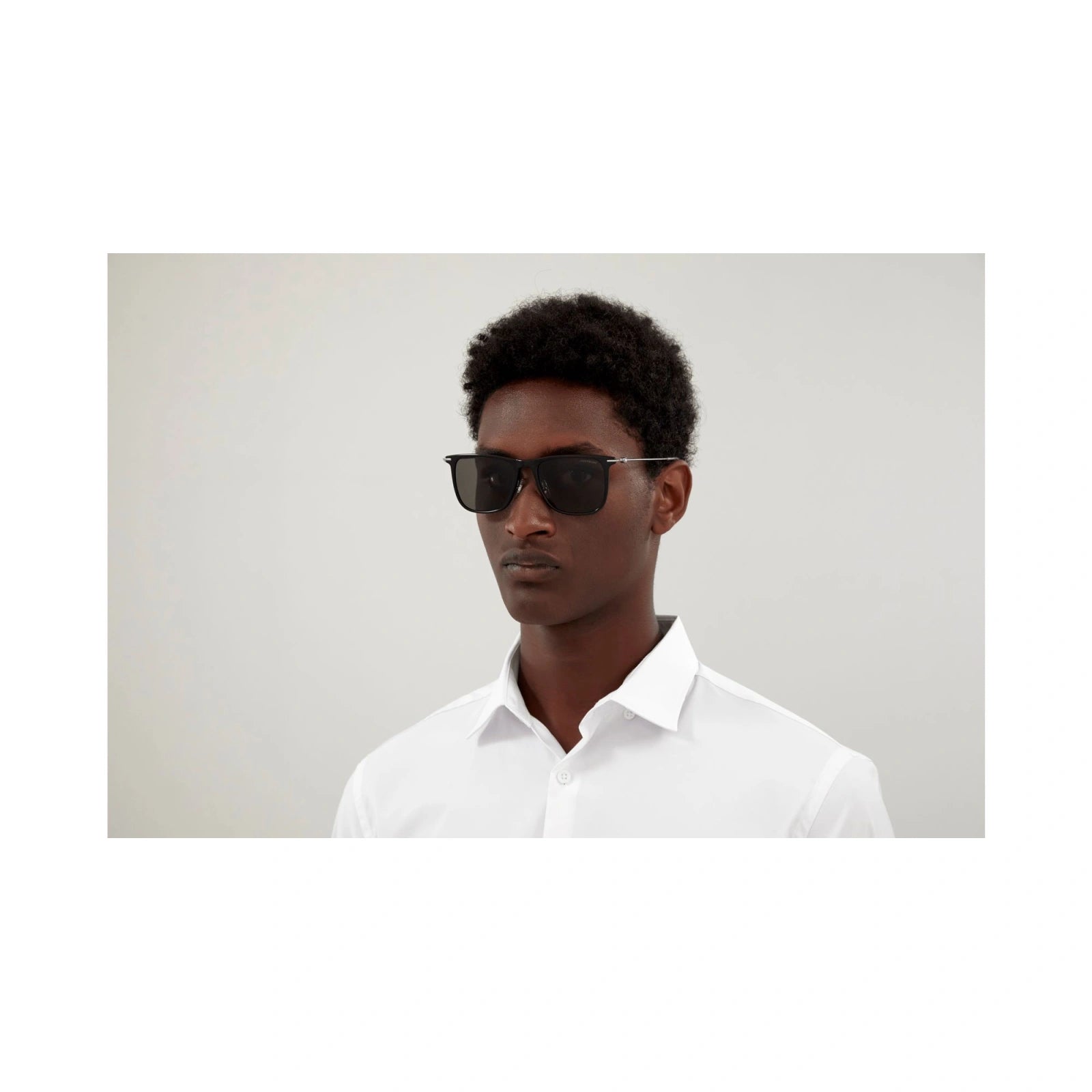 Mont Blanc Men’s Square Full-Rim Sunglasses