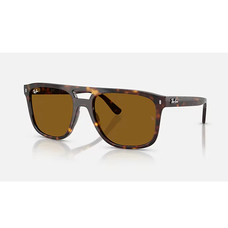 Ray-Ban Unisex Square Acetate Sunglasses – Havana/Brown Classic