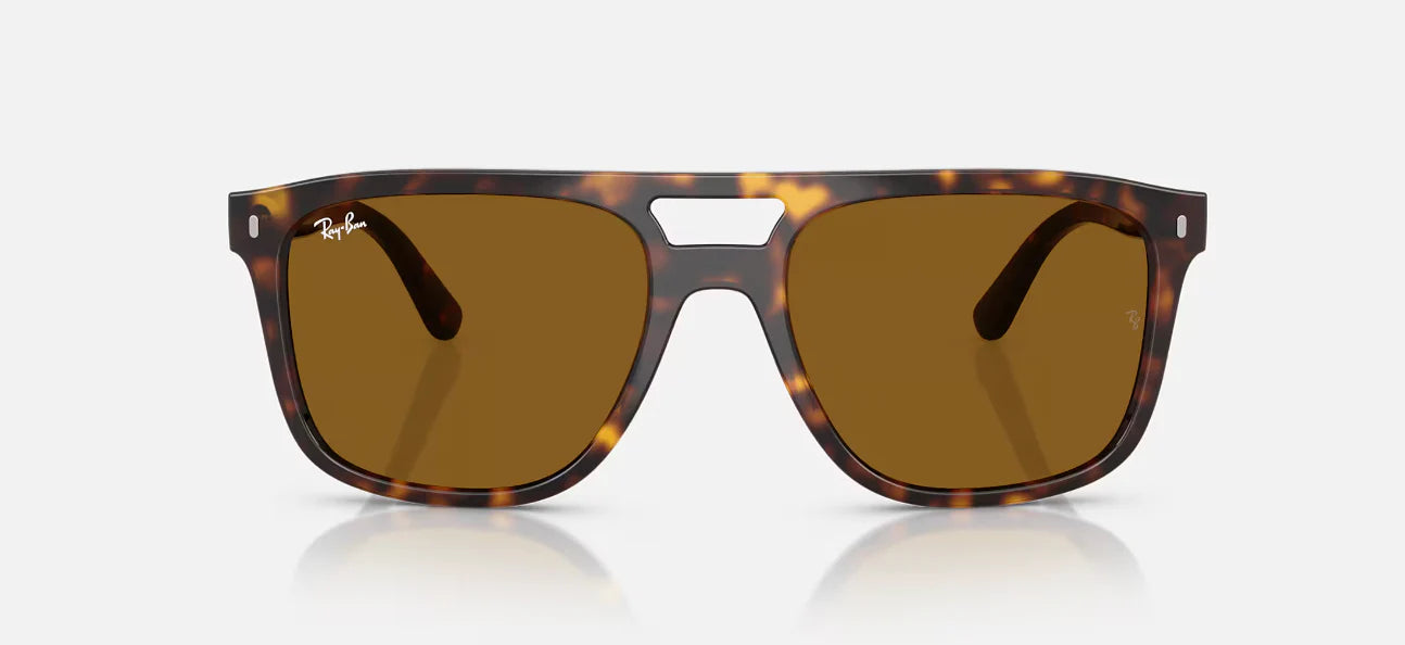 Ray-Ban Unisex Square Acetate Sunglasses – Havana/Brown Classic
