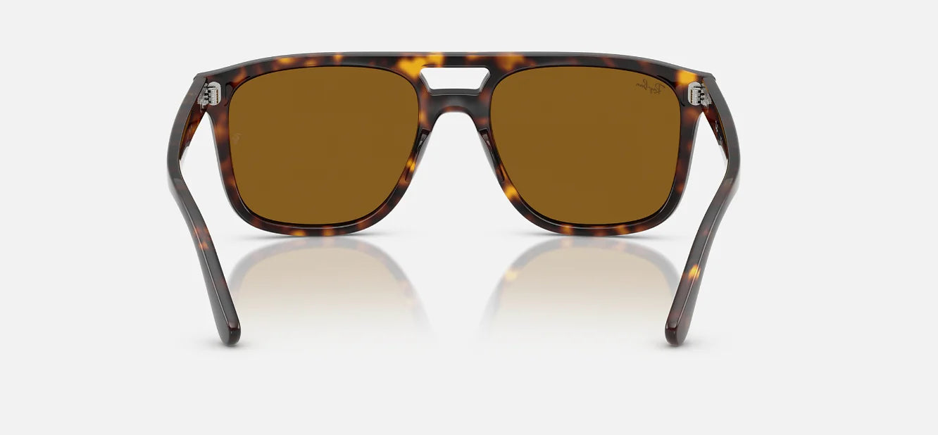Ray-Ban Unisex Square Acetate Sunglasses – Havana/Brown Classic