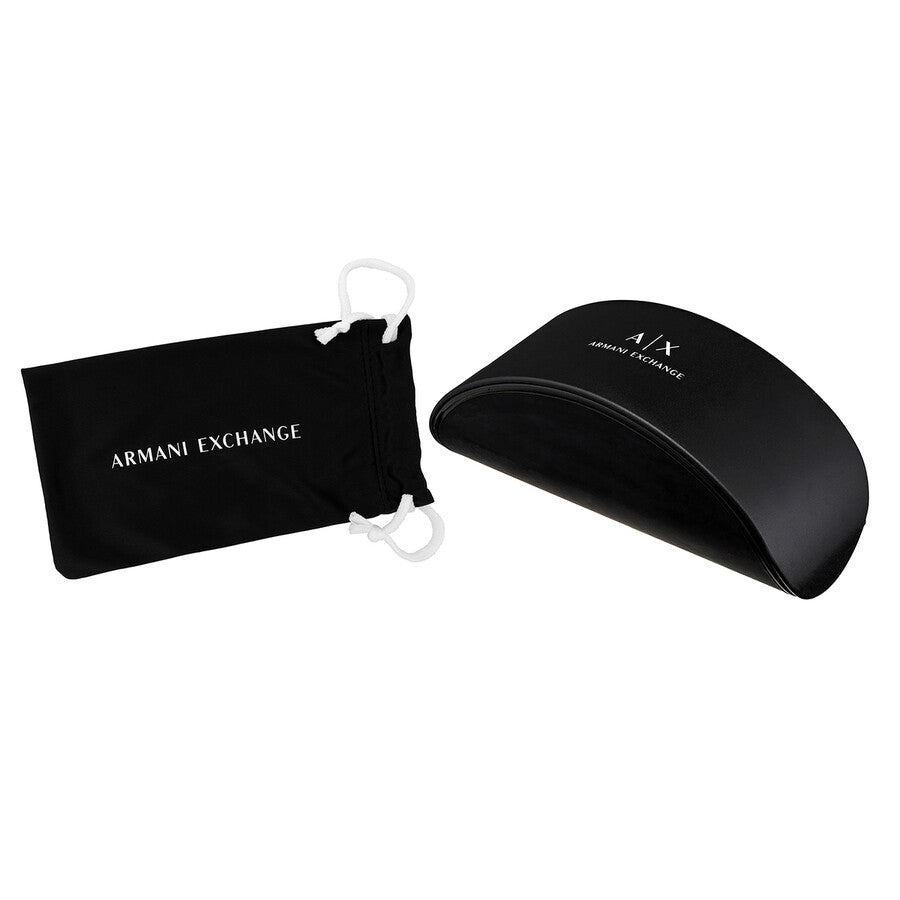 Armani Exchange Dark Brown Cat Eye Ladies Sunglasses