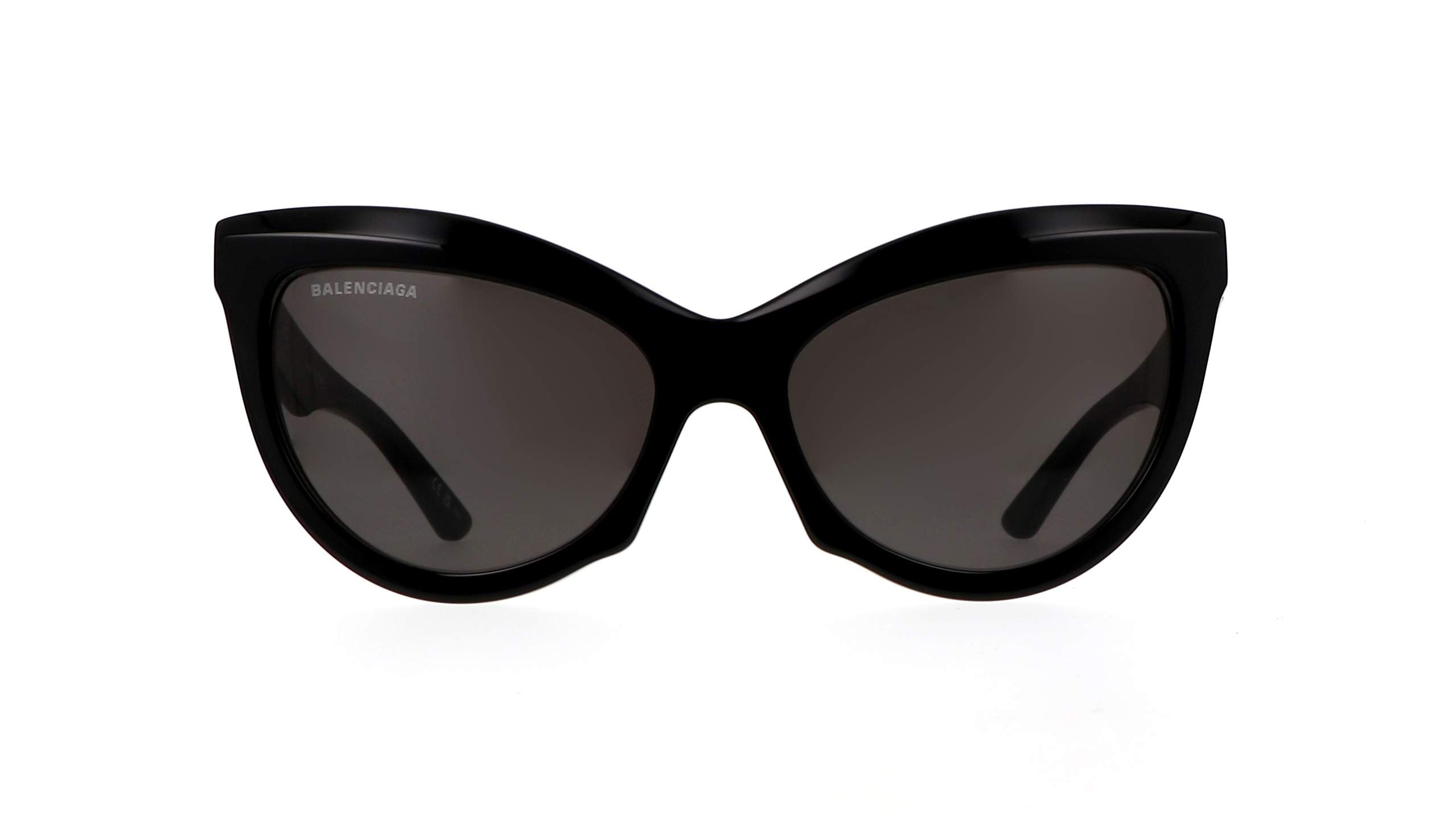 Balenciaga Women’s Cat-Eye Acetate Sunglasses – Black/Grey