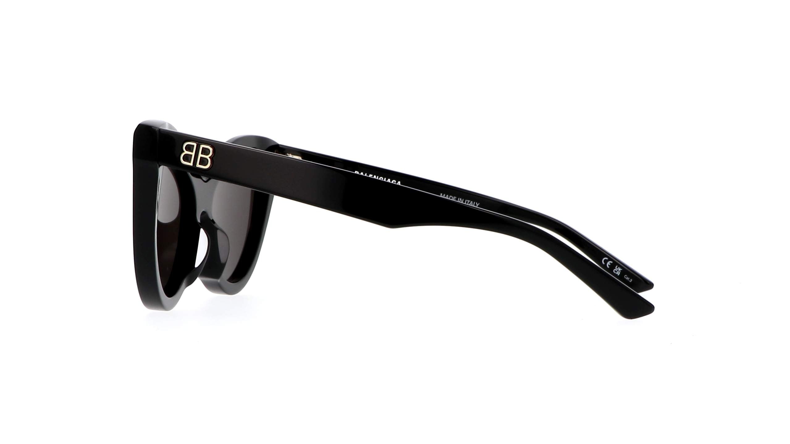 Balenciaga Women’s Cat-Eye Acetate Sunglasses – Black/Grey