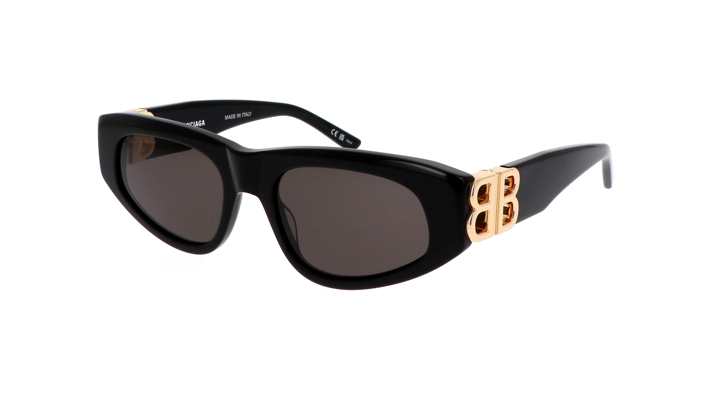Balenciaga Women’s Cat-Eye Acetate Sunglasses – Black/Grey