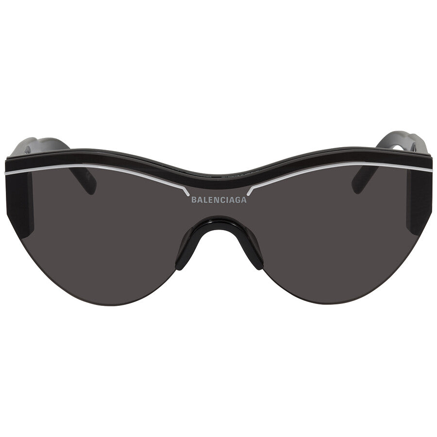 Balenciaga Unisex Oversized Rectangle Sunglasses – Black/Grey