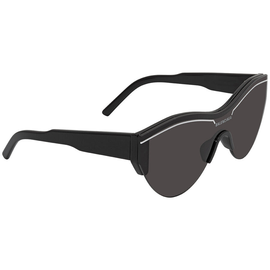 Balenciaga Unisex Oversized Rectangle Sunglasses – Black/Grey