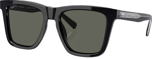 Costa Unisex Keramas Polarized Sunglasses – Black / Gray 580G