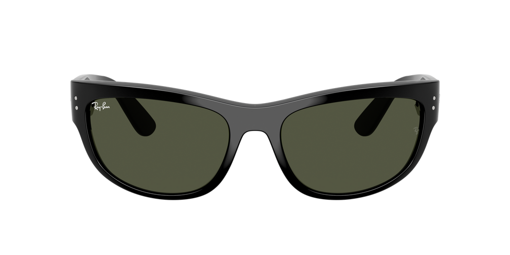 Ray-Ban Unisex Mega Balorama Sunglasses – Large Black/G-15 Green