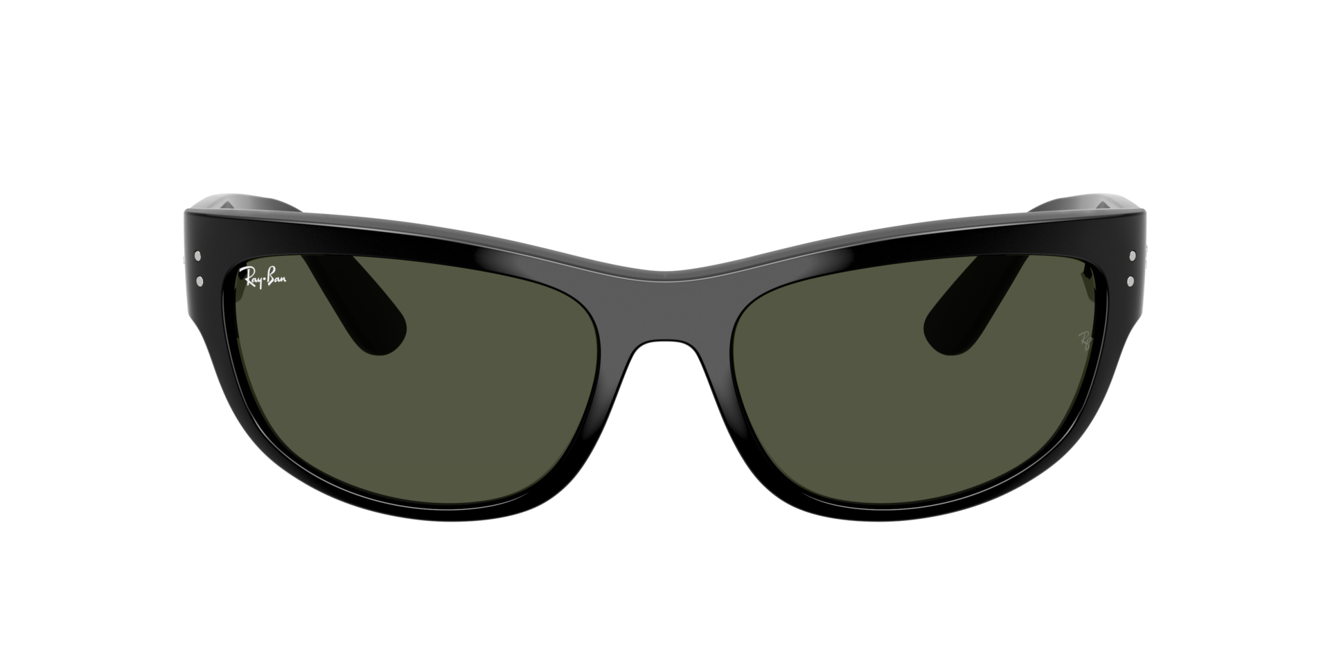 Ray-Ban Unisex Mega Balorama Sunglasses – Large Black/G-15 Green