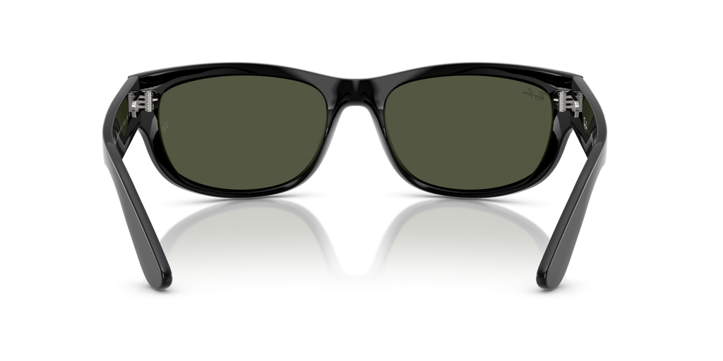 Ray-Ban Unisex Mega Balorama Sunglasses – Large Black/G-15 Green